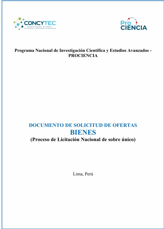 Anexo N° 5.3 SDO Simplificada para Adquisición de Bienes mayores a USD 50,000 (Soles)